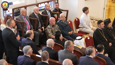 اللواء الركن لاوندس يشارك في تدشين كنيسة سيّدة الفرح