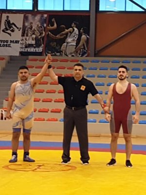 Private Ali Hammoud participated in the Lebanese Championship for Universities