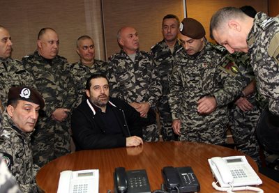 PM Hariri visiting the Directorate on 2019 NYE